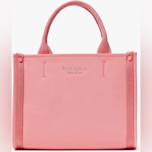 Kate Spade “The Little Better Sam” Nylon mini Tote in Carolina Coral